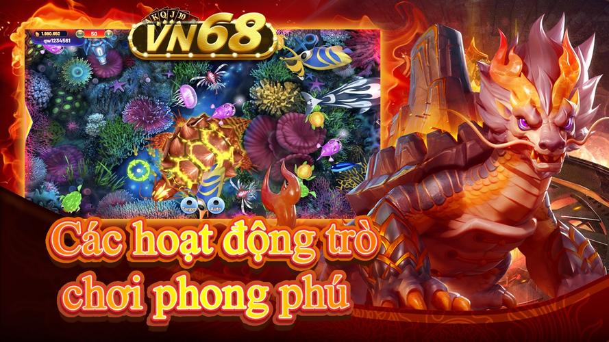 Top trò chơi nổi bật VN68 mang lại 